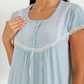 Jalabiya femme, manches my longues, dentelle
