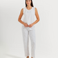 Women's 3/4 sleeve pajama with camisole, pants, and jacquard jacket