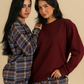 Moody plaid classic button up pajama