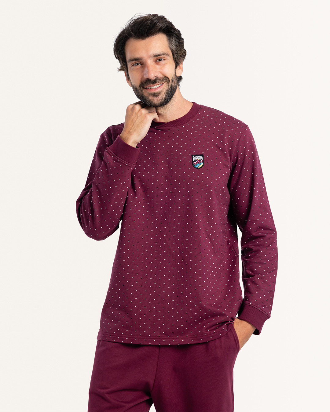 بيجاما كُم طويل و بنطلون المستكشف