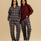 Moody plaid Pajama set