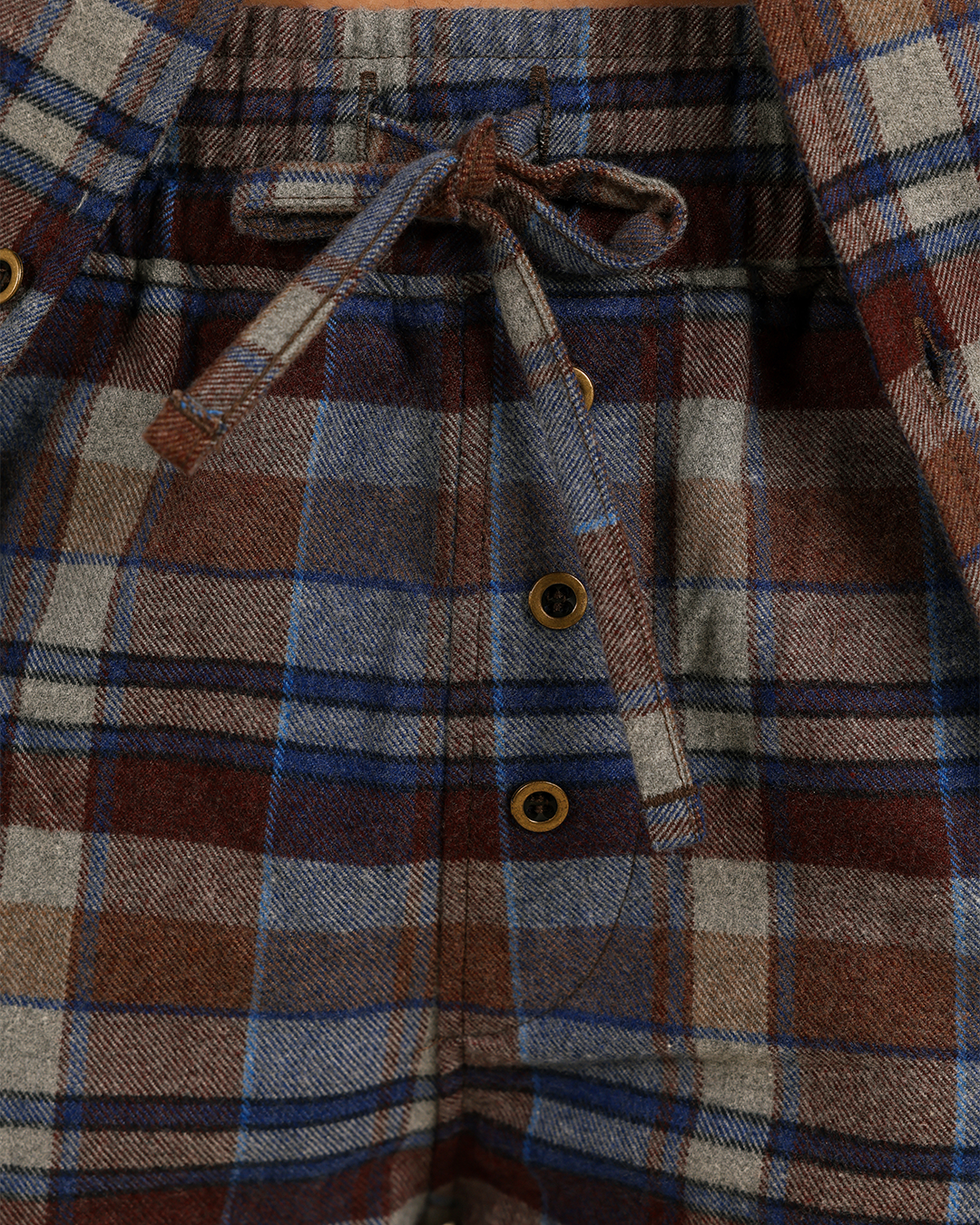 Moody plaid classic button up pajama