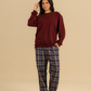 Moody plaid Pajama set