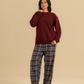Moody plaid Pajama set