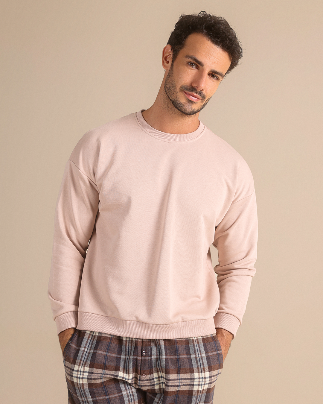Sharing Winter Together Men Classic Pajama