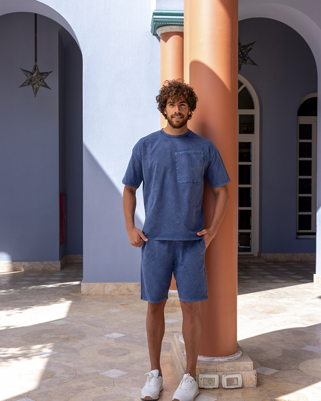 طقم شورت سمر ميلتون نص كم و جيب كبير