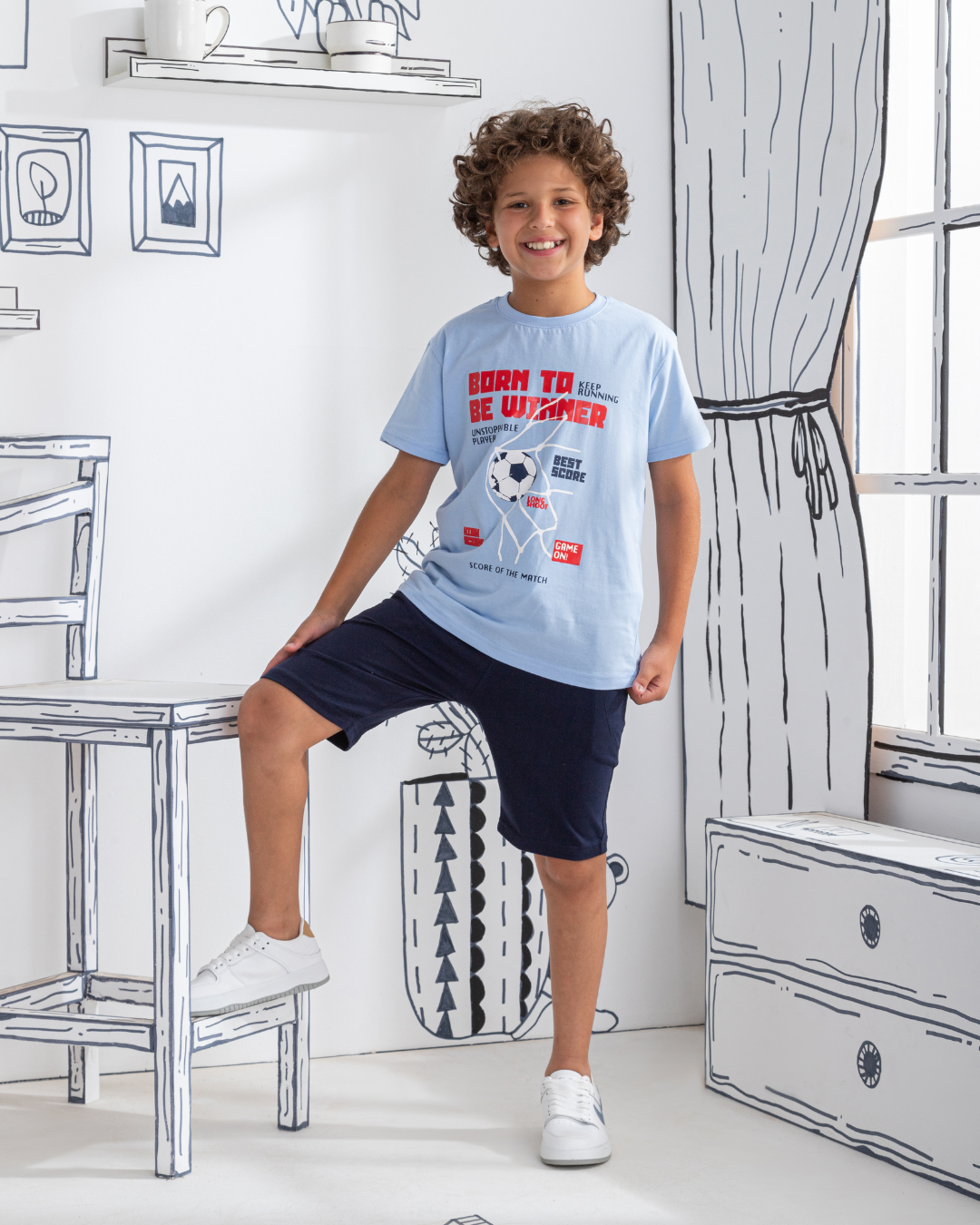 Winner بيجامه اولادي طباعة