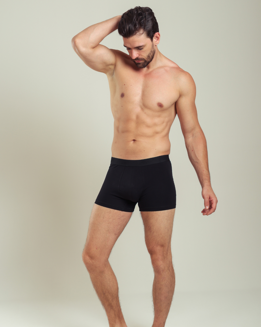 بوكسر رجالي سادة الوان