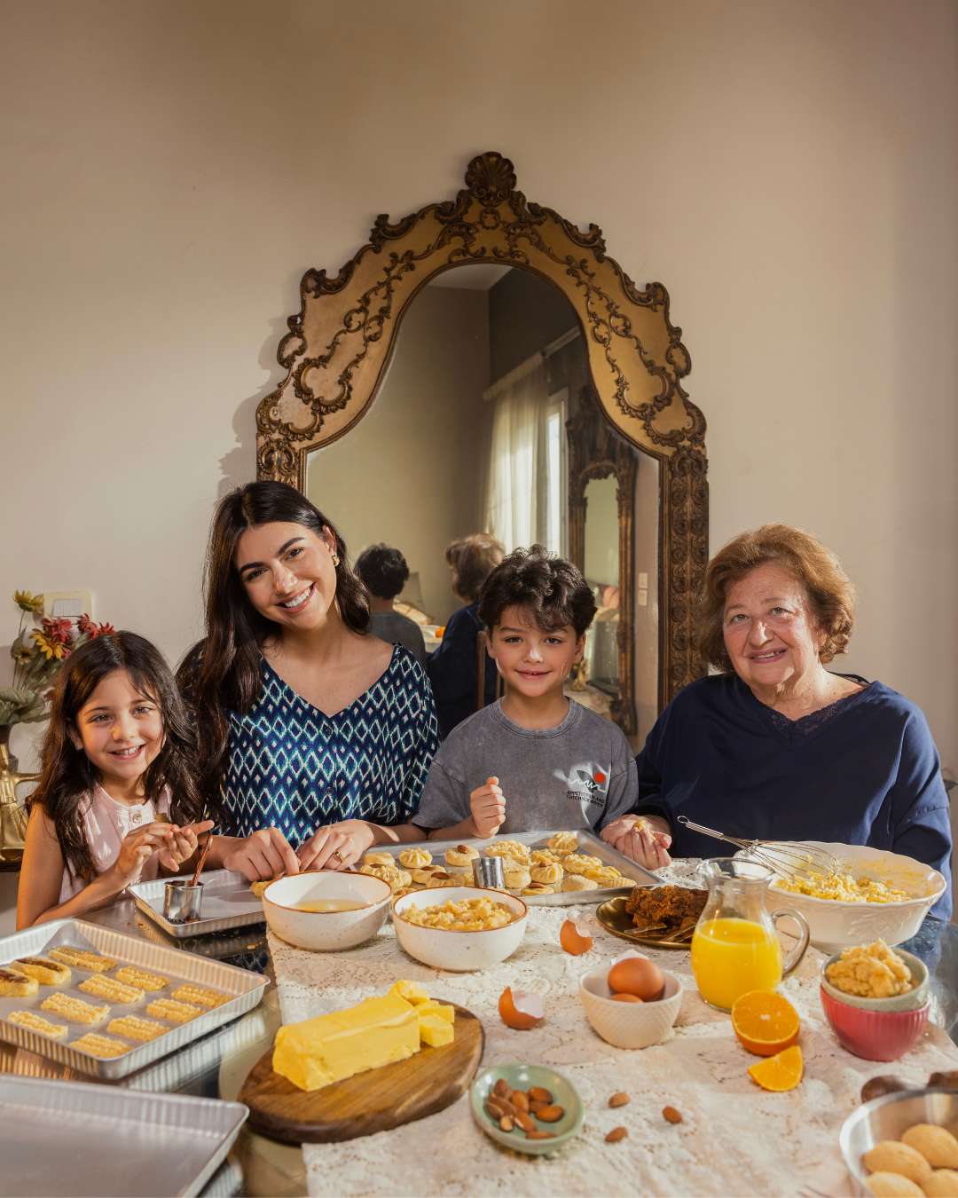 Lovely hearts بيجاما حريمي بكم و بنطلون مطبوع قطن