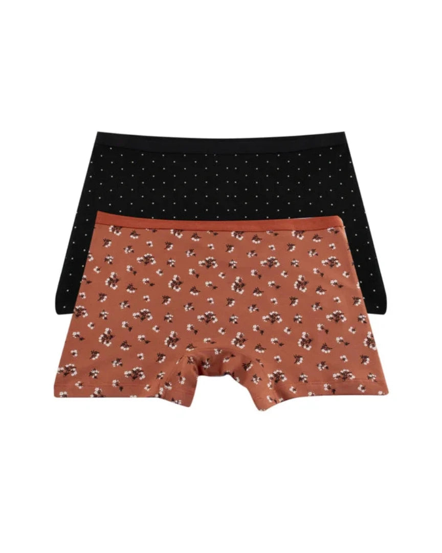 Back2 printed women's hot shorts