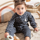 Newborn Girls cashmere romper baby owl