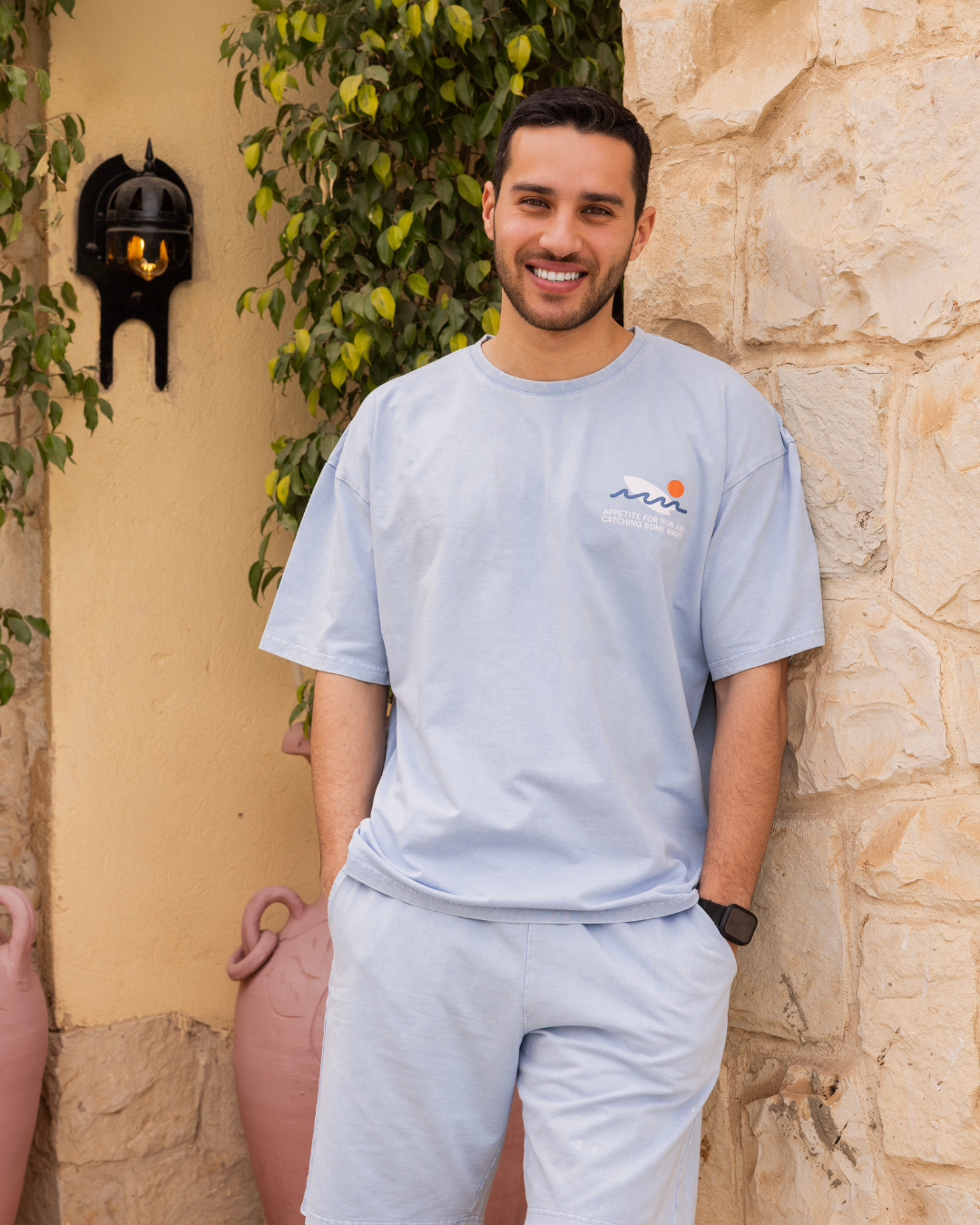 بيجاما شورت وتوب نص كم سمر ميلتون