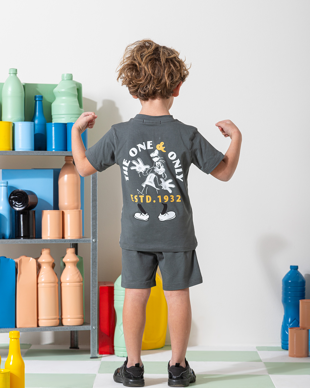 MARVY Goofy The One  Only بيجامة اولادي وسط حديدي