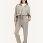 Women tracksuit high neck in soft colors
