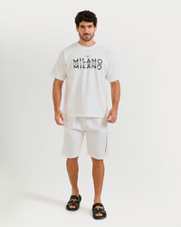 Milano men's short-sleeve pajama with shorts