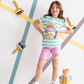paw patrol girls pajamas striped shorts