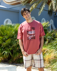 Another point of view Men's half-sleeve pajamas