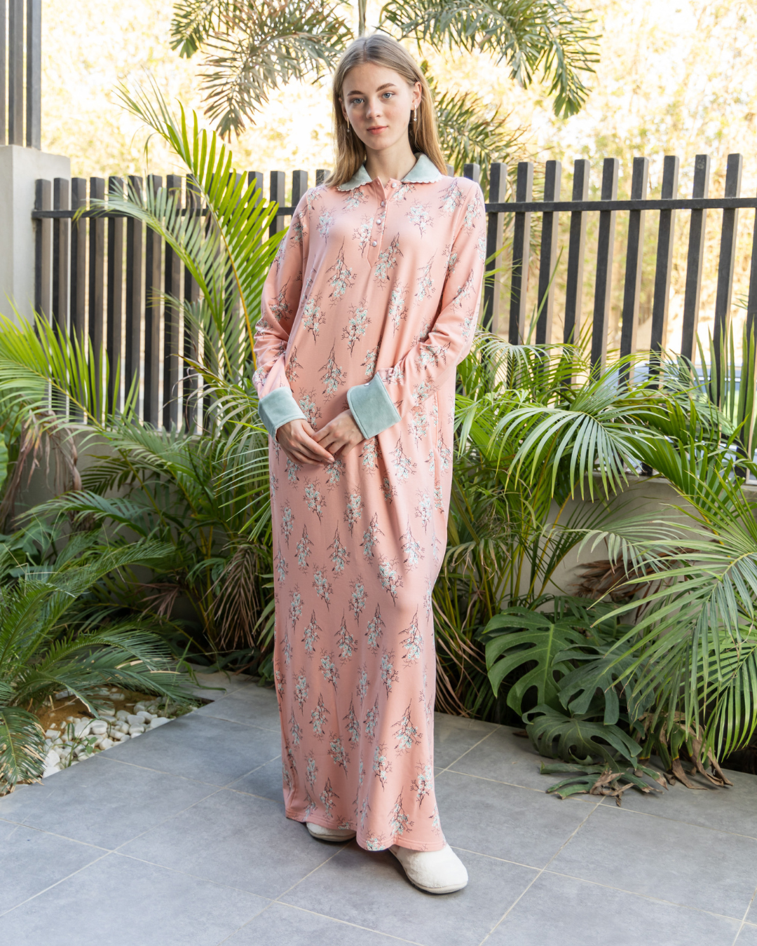 قميص نوم حريمي ميلتون مطبوع كوله ومرد