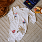 Baby romper with a nautical theme