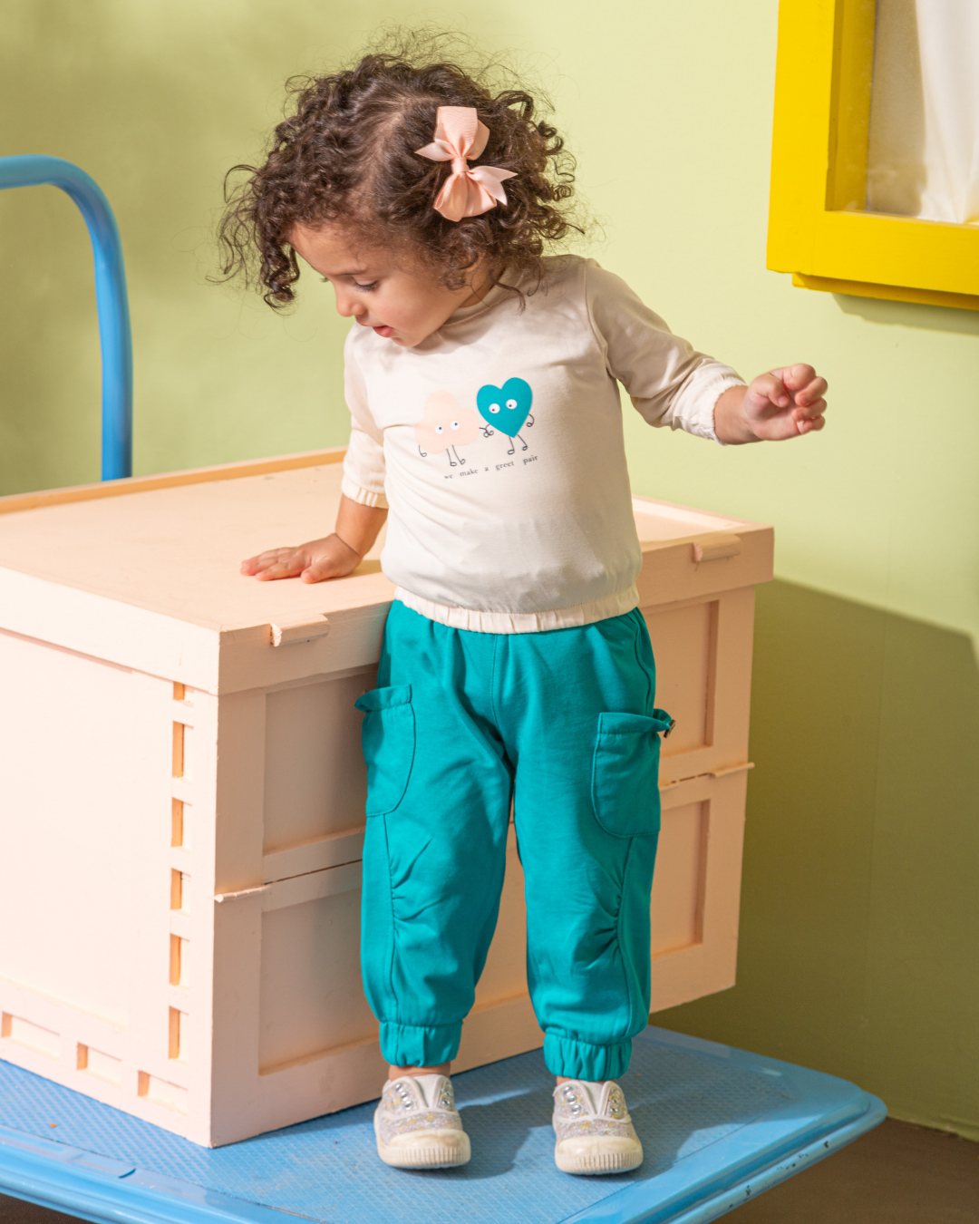 We Are Agreat Pair NB بيجامه بناتي بيبي