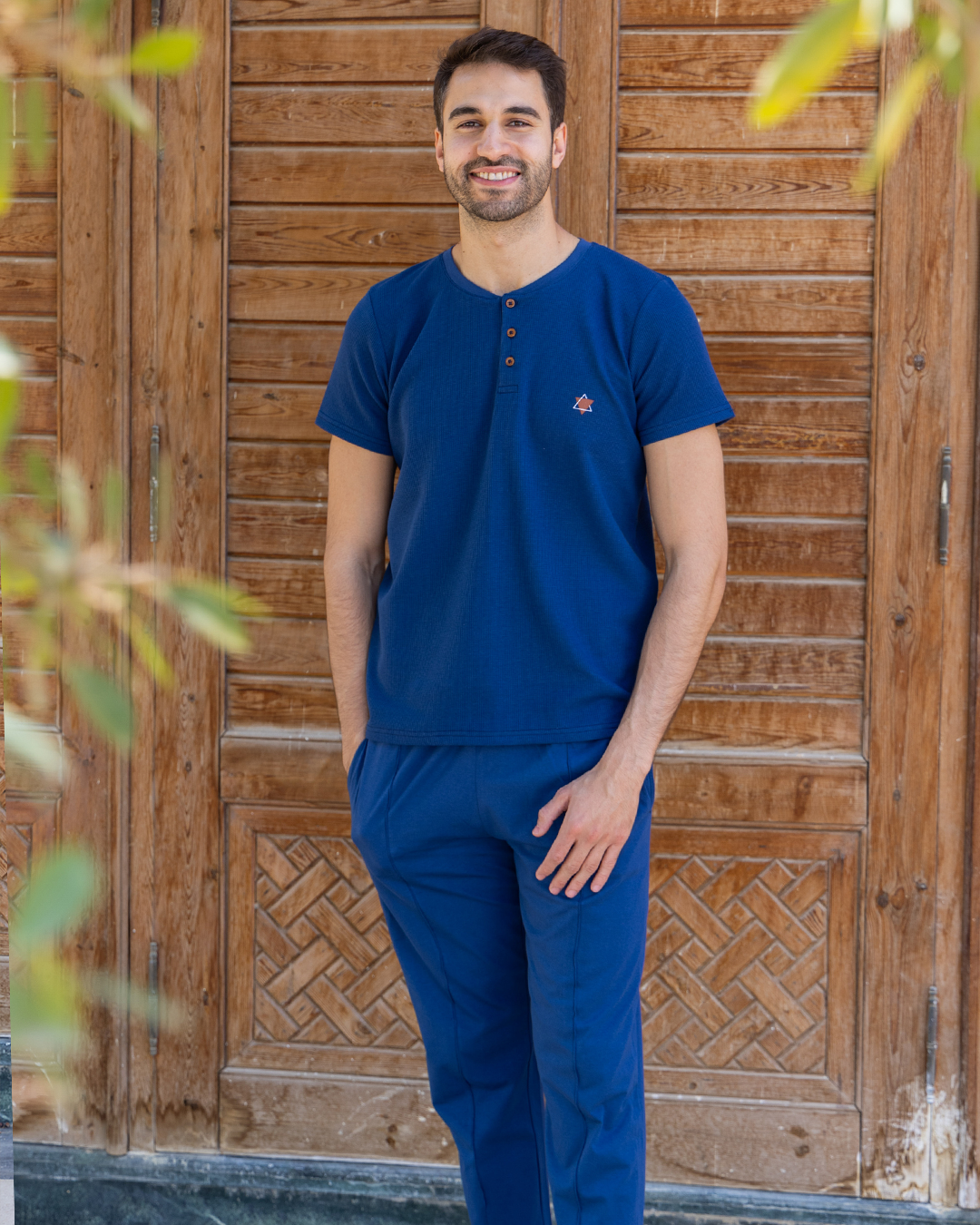 Jacquard men's pajamas * Cotton