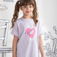 Unicorn half sleeve t-shirt for girls