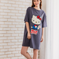 HELLO KITTY نايت شيرت حريمي نص كم قصير