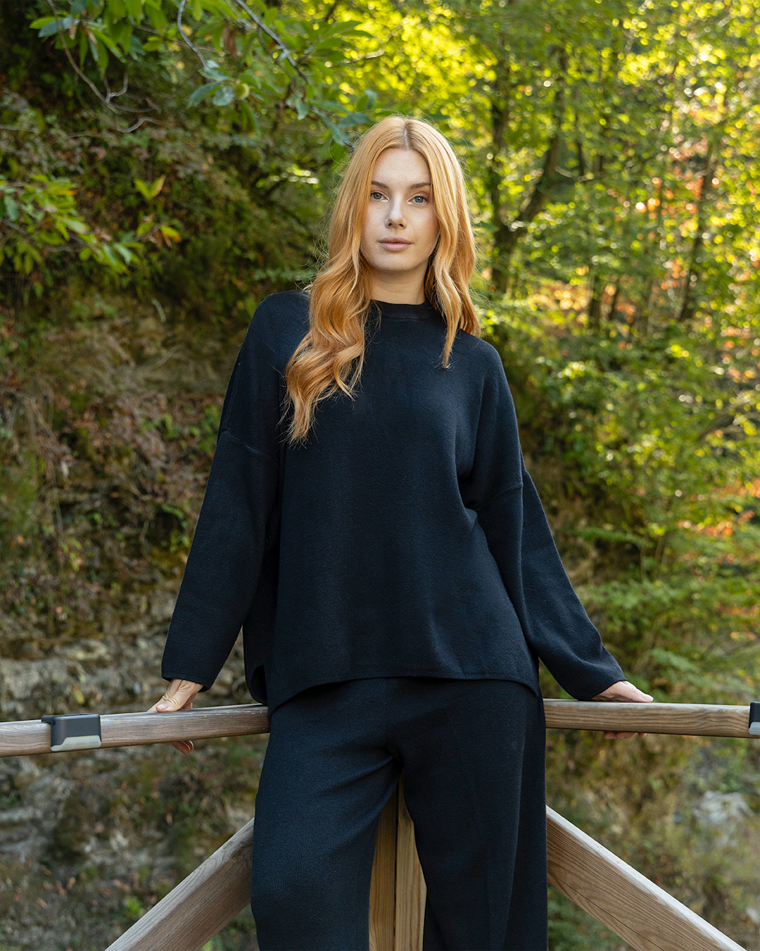 Oversized طقم تريكو حريمي