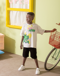 Stay Awesome  بيجامة اولادي وسط