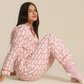 Heart stripe Women Classic Pajama