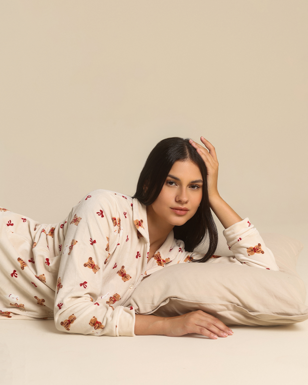 Teddy cute Classic women pajama
