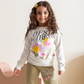 Best vibes Girls' pajamas, Rowand Milton, 2 printed cuts on the chest, cuffs and sleeves + printed trousers