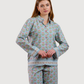Women's Printed Long Sleeve Pajama Set