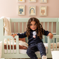 Shoot for the moon baby girls' melton cotton pajamas