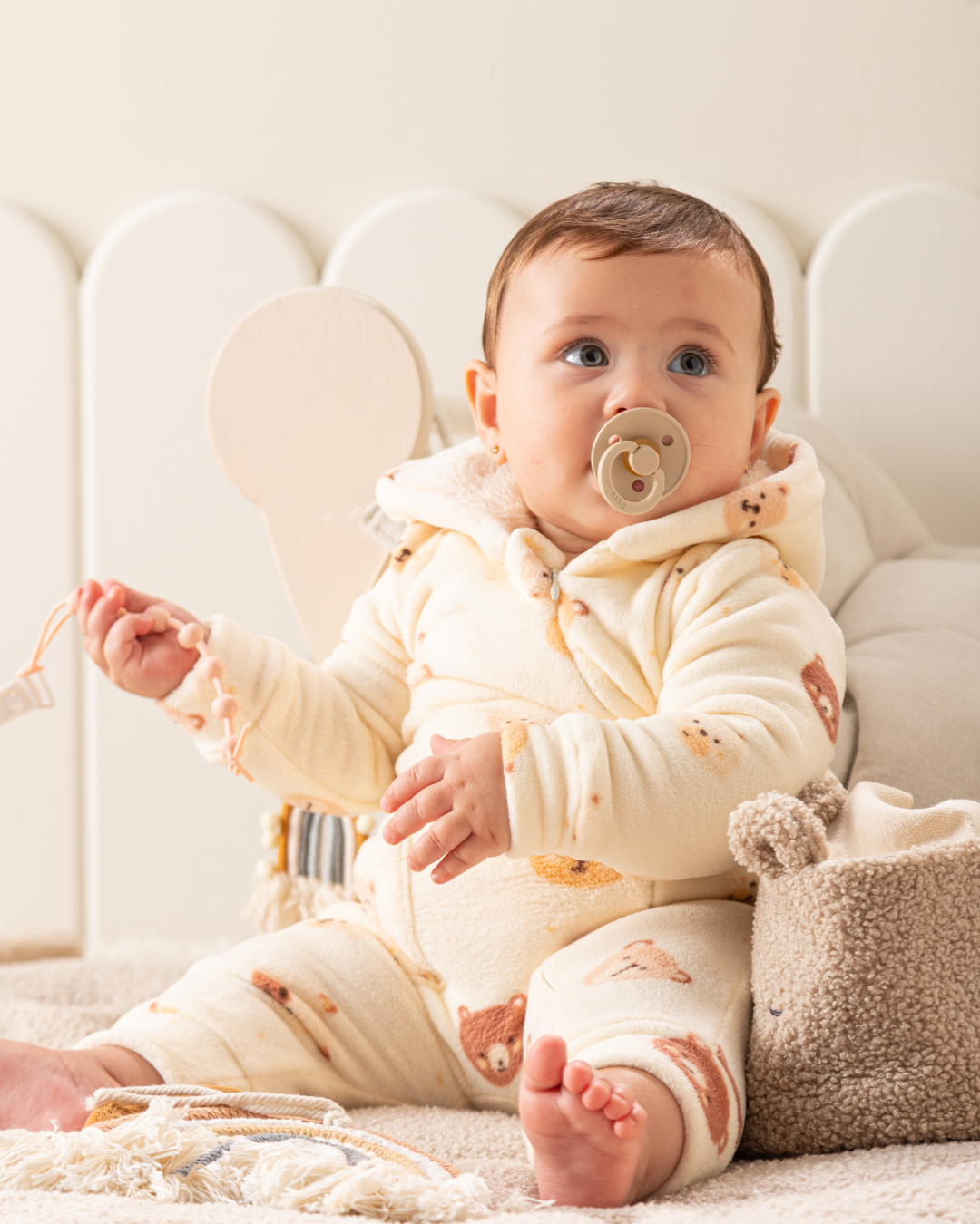 Salubette in a thin dedbid zipper