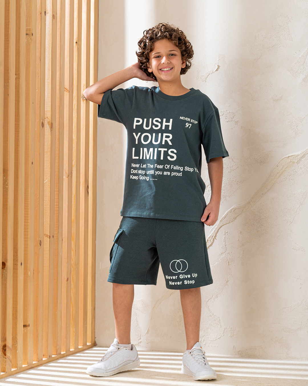 Push your limits بيجاما اولادي