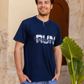 run men's half-sleeve pajamas and polo pants