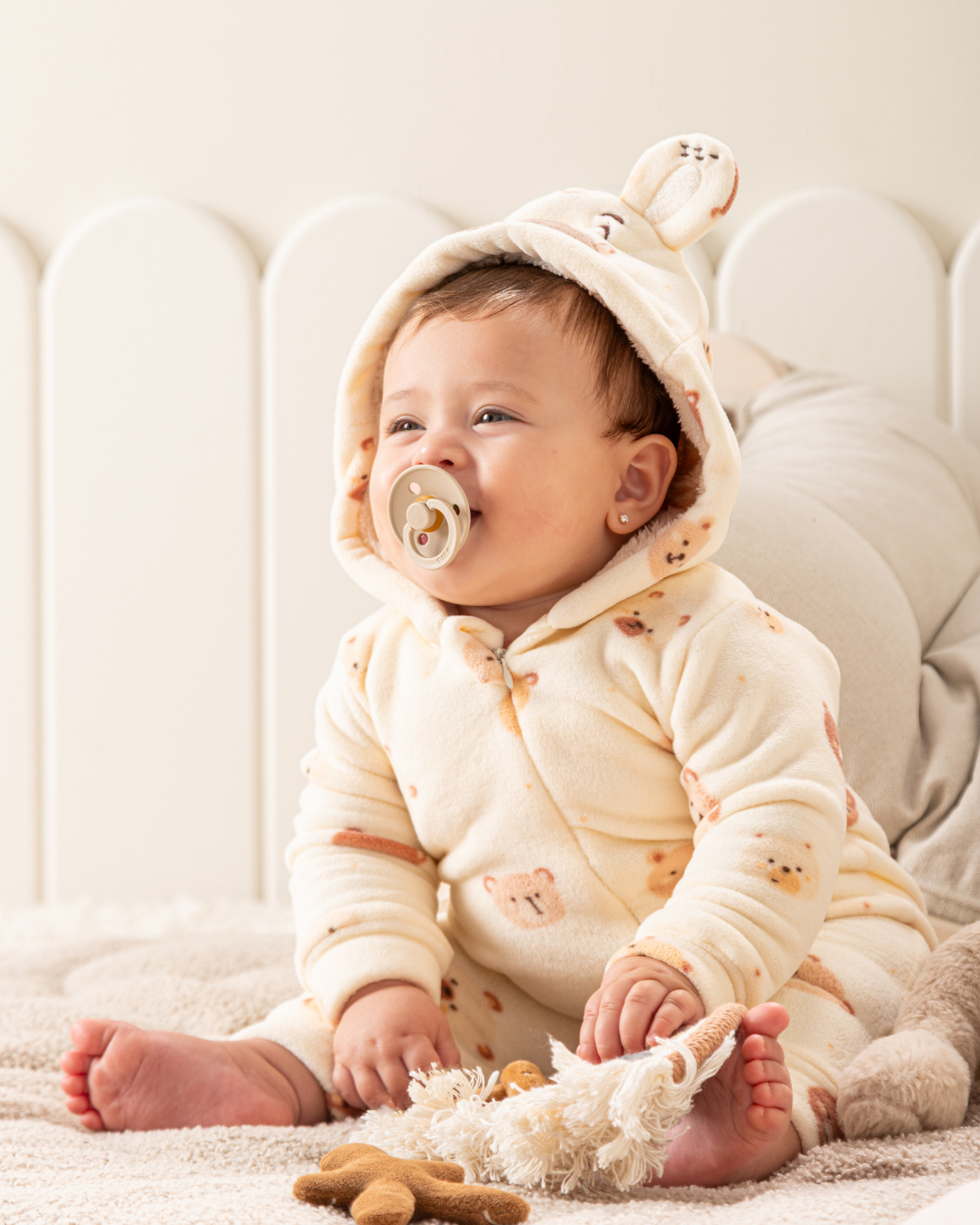 Salubette in a thin dedbid zipper