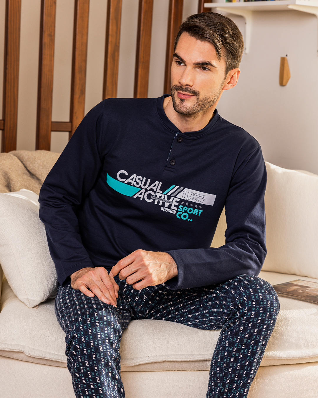 casual active بيجامه رجالي