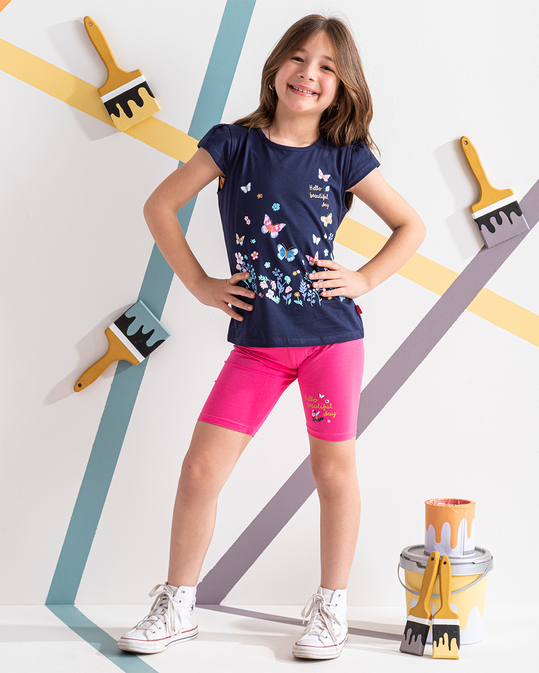 beautful day girls pajamas shorts