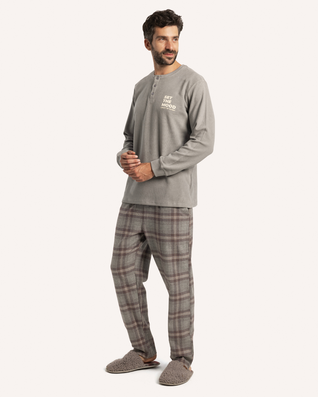 بيجاما بنطلون كاروهات اصنع اللحظه