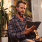Moody plaid classic button up pajama
