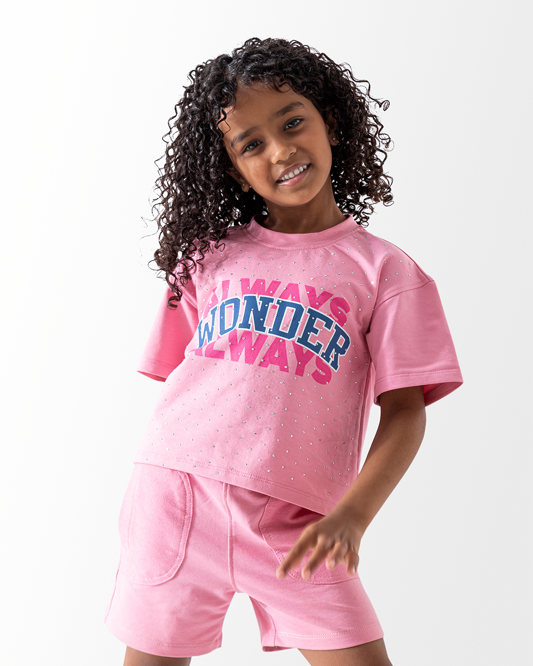 Girls' Kids Set Always Wondering