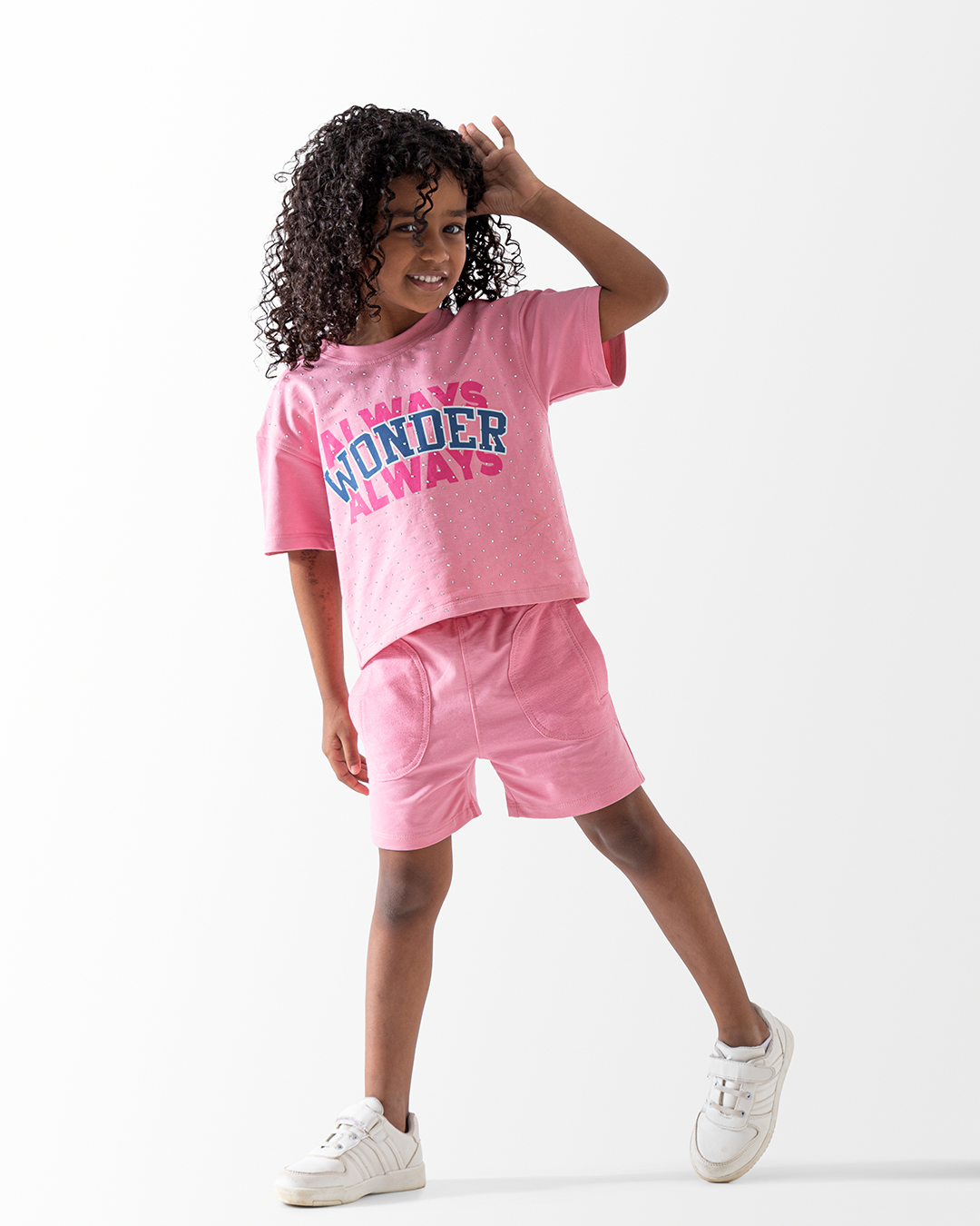 Girls' Kids Set Always Wondering