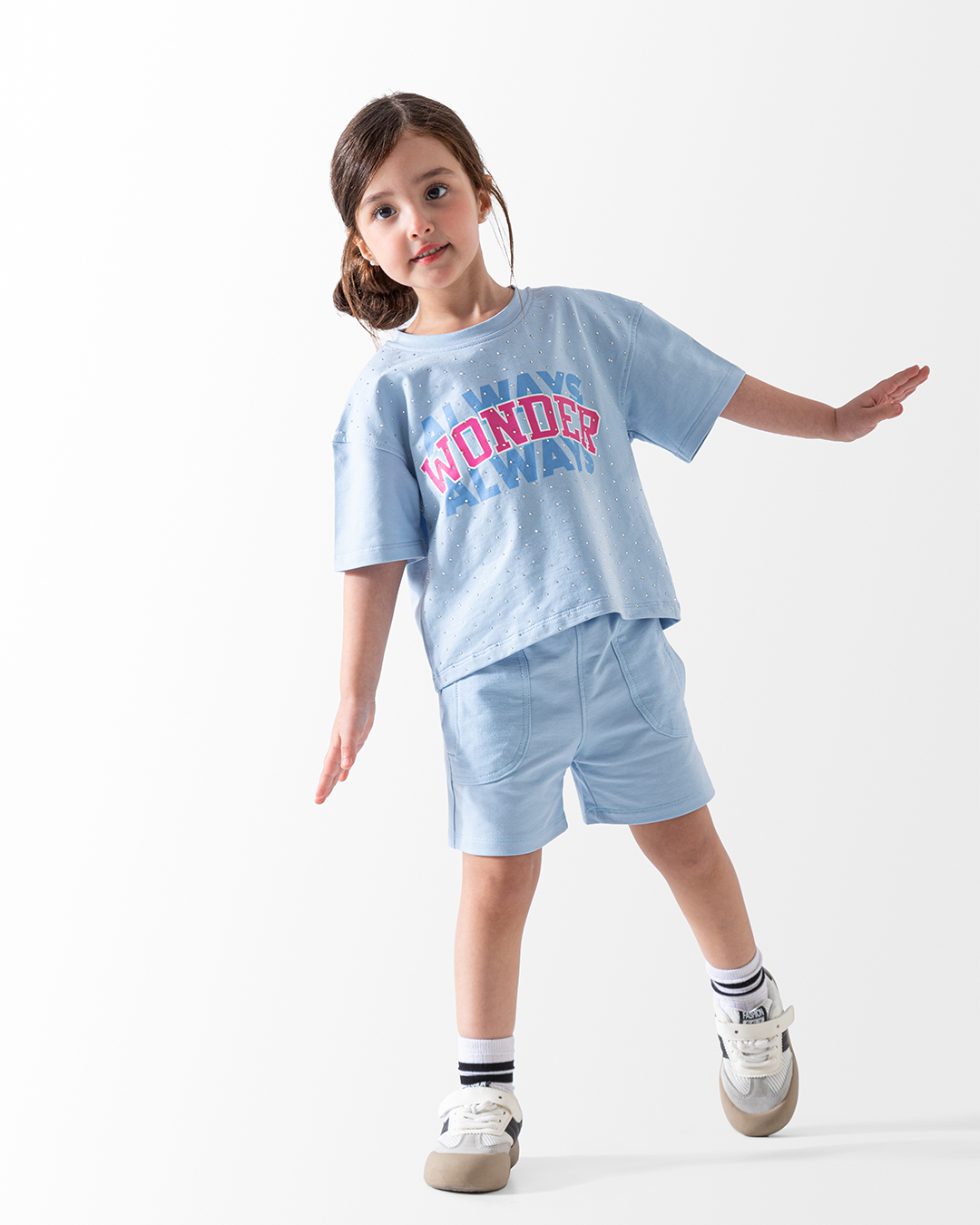Girls' Kids Set Always Wondering