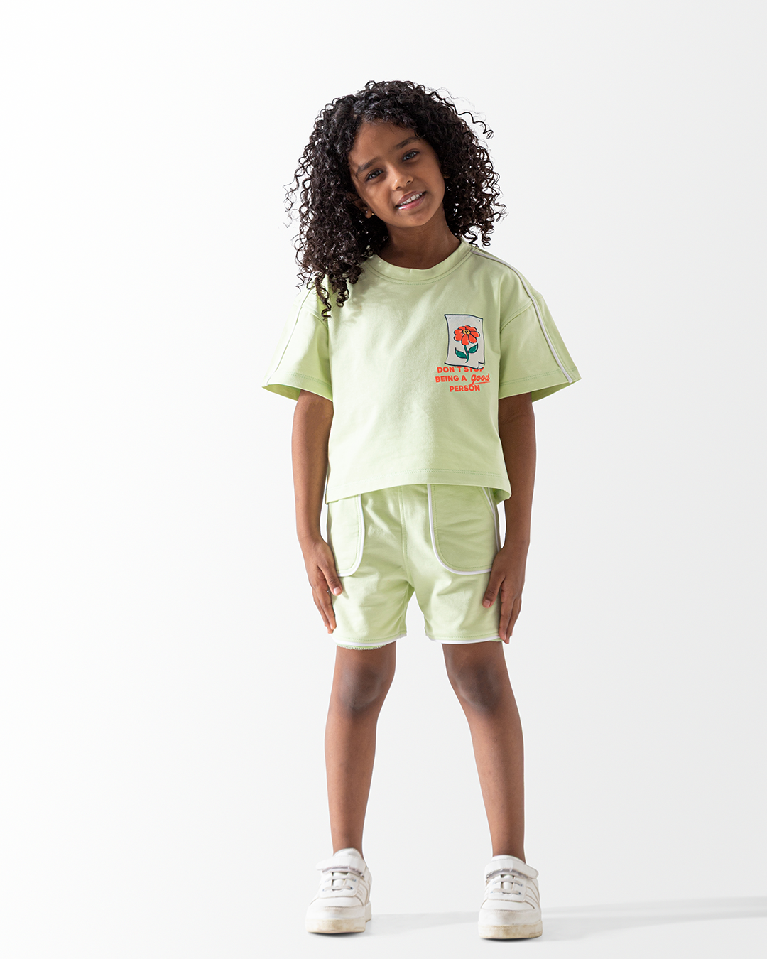 Girls' Kids Set Kind Person