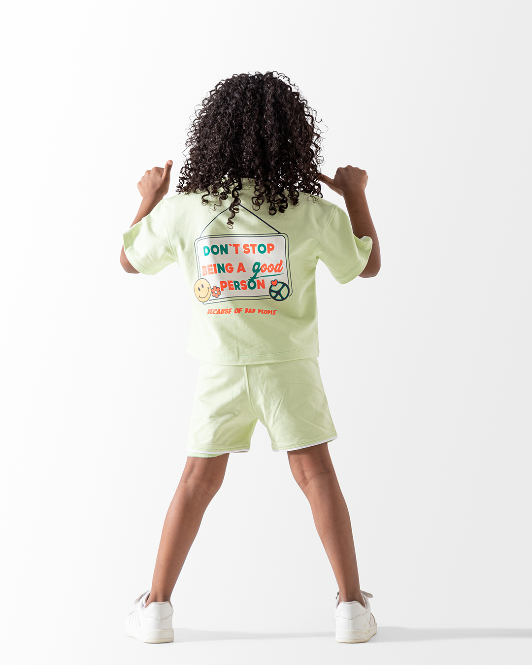 Girls' Kids Set Kind Person
