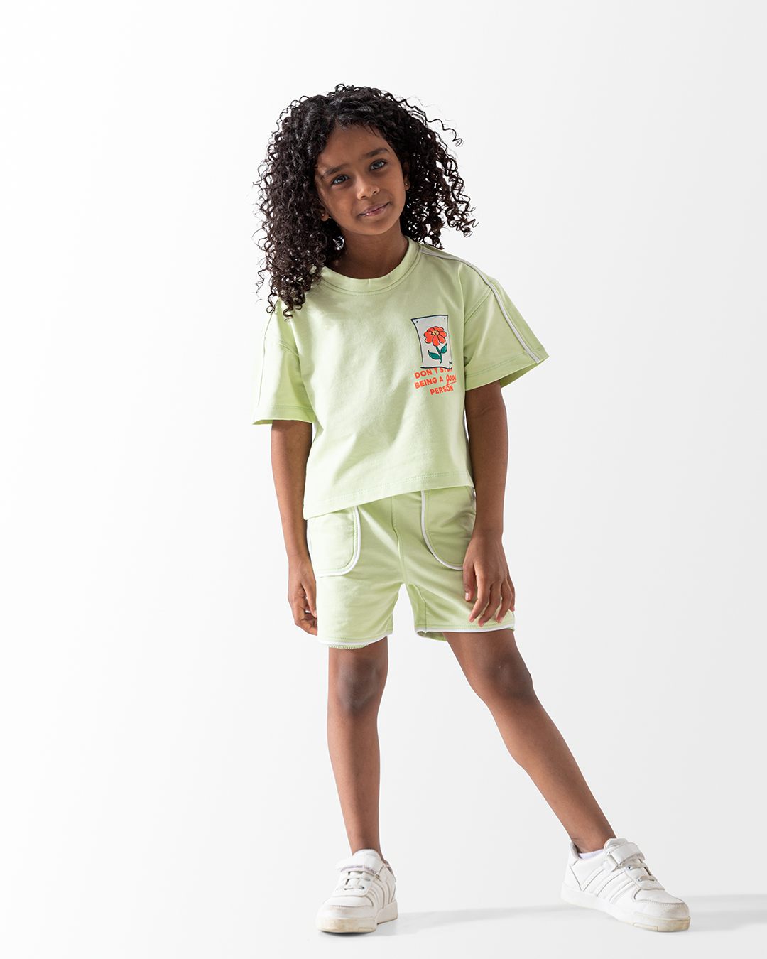 Girls' Kids Set Kind Person