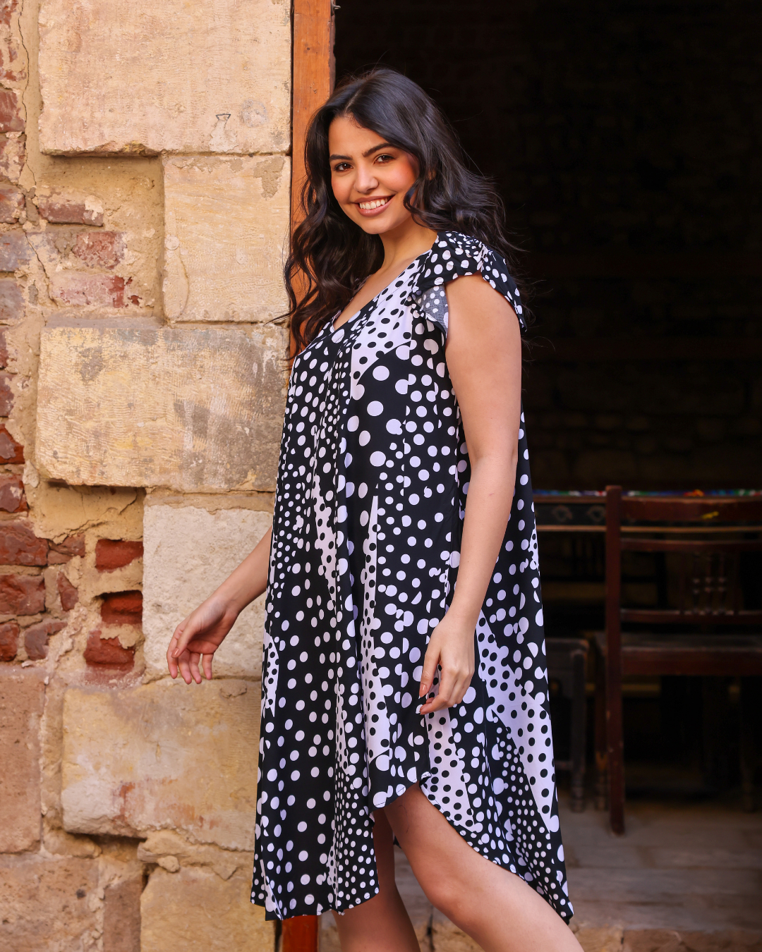 قميص فسكوز قصير 129