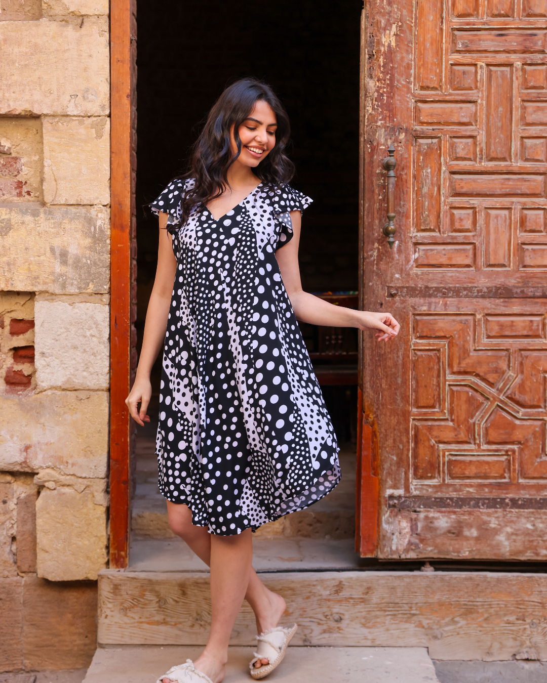 قميص فسكوز قصير 129